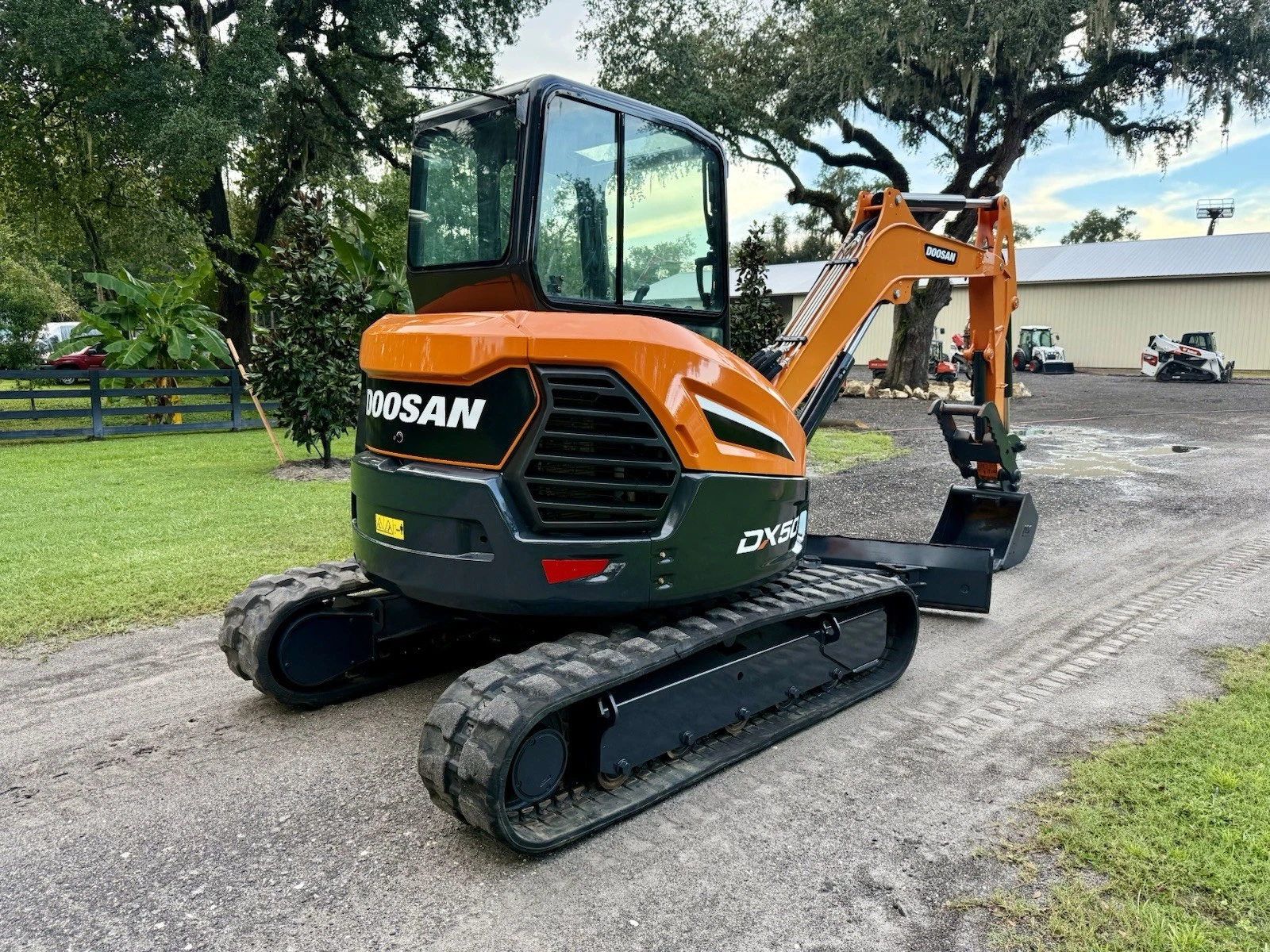 2021 Doosan DX50 Mini Excavator – Hydraulic Thumb, 786 Hours
