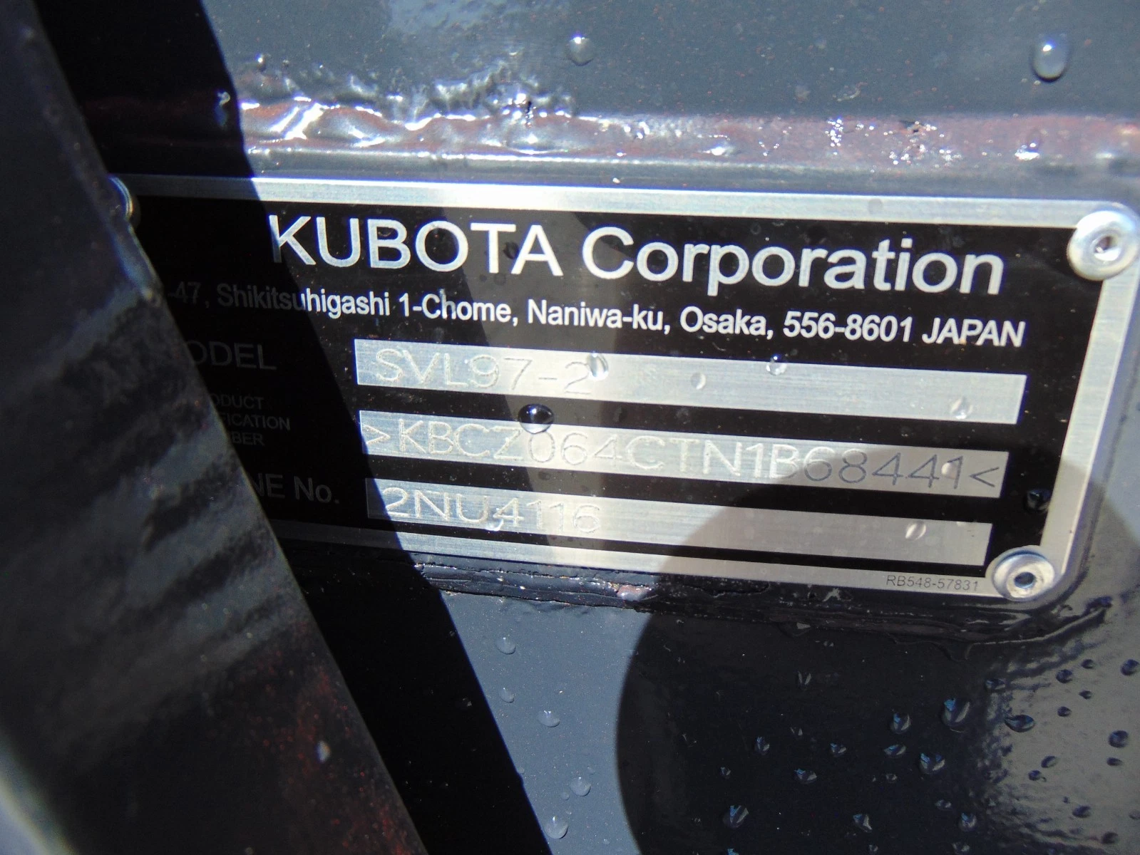 2022 Kubota SVL97-2 Turbo Track Loader – High Flow, 688 Hours